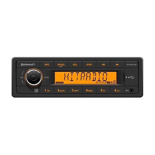  Autorrádio CONTINENTAL com funções USB - Bluetooth - Kit mãos-livres - UB01306 