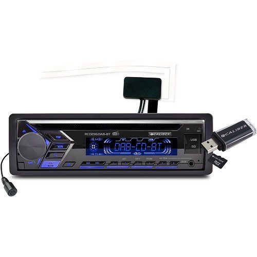  Radio para el coche CALIBER RCD236DAB-BT Bluetooth-USB-CD - UB01314 