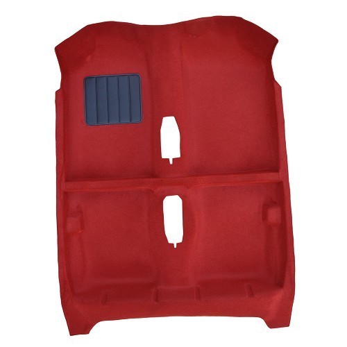Red carpet and insulation for Peugeot 205 GTI (1984 - 1994) - UB06601