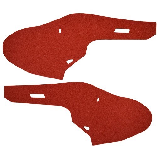 Red carpet and insulation for Peugeot 205 GTI (1984 - 1994) - UB06601