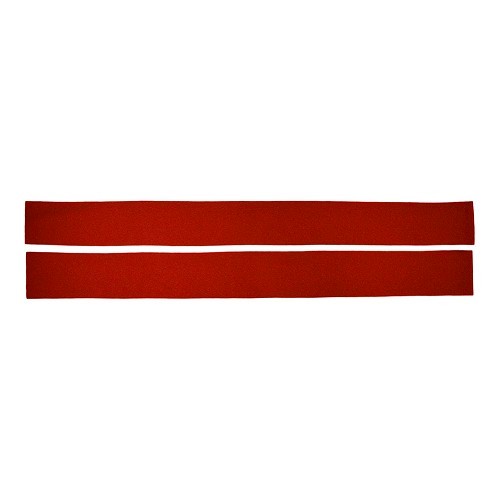 Tapetes de porta vermelhos para Peugeot 205 GTI