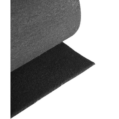  Zwart tapijt voor Peugeot 205 - Per meter  - UB06617 