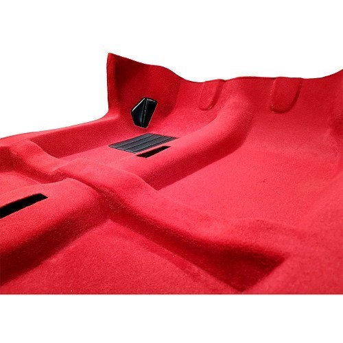 Alcatifa e isolamento para Peugeot 205 CTI (1986 - 1994) Vermelho - UB06625