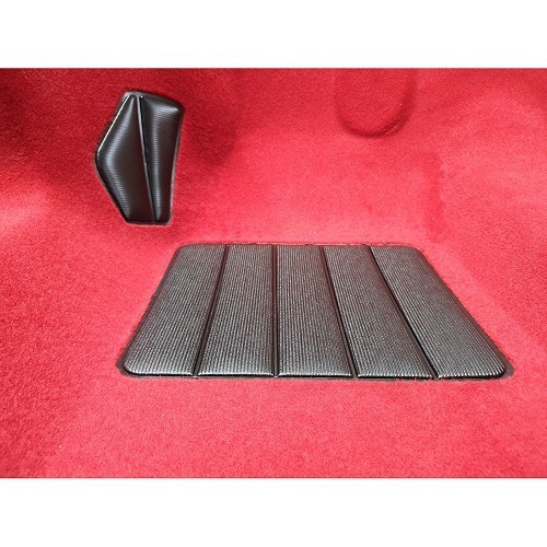 Alfombra y aislante para Peugeot 205 CTI (1986 - 1994) Rojo - UB06625