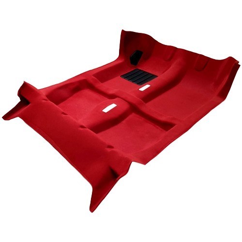  Tapijt en isolatie voor Peugeot 205 CTI (1986 - 1994) Rood - UB06625 