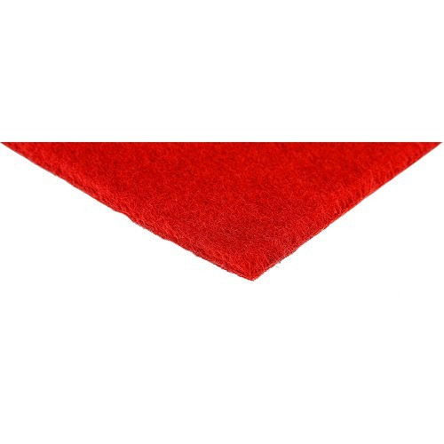 Moquettes de panneau de porte pour Peugeot 205 CTI - Rouge - UB06646