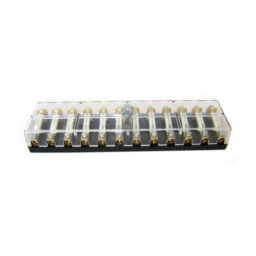 Box for 12 screw-connection porcelain fuses - UB08030