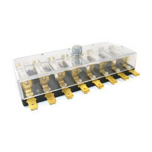  Box for 8 plug/lug connection porcelain fuses - UB08080 