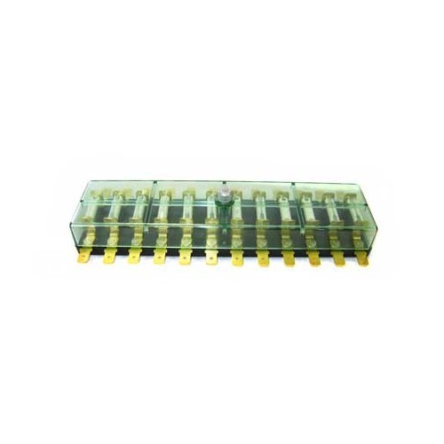 Box for 12 plug/lug connection porcelain fuses - UB08090