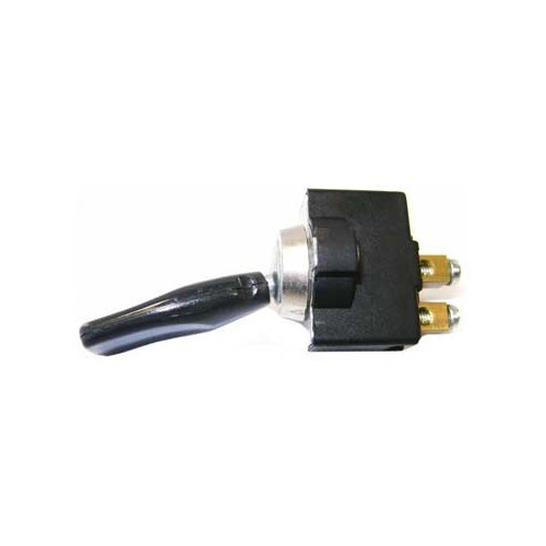  Interruptor de 2 posições, ON-OFF, com parafuso, preto, com base de metal - UB08230 