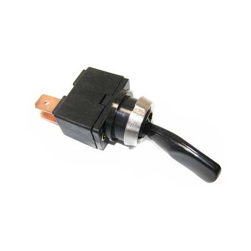 Interruptor ON-OFF, preto, haste por ficha/terminal - UB08260