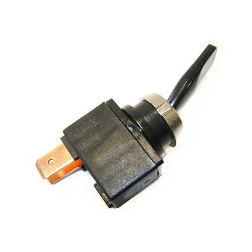  Interruptor ON-OFF, preto, haste por ficha/terminal - UB08260 