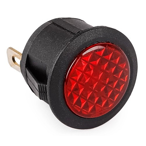     
                
                
    Voyant à LED rouge pour tableau de bord, 12V diamètre 20mm - UB08500
