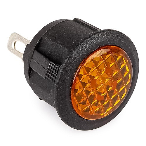  Oranje LED dashboard verlichting, 12V diameter 20mm - UB08520 