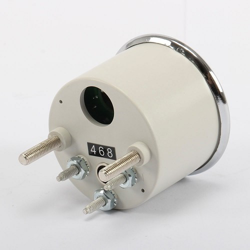 Cuentarrevoluciones vintage 6000 rpm cromado 52 mm, 12 V - UB10006