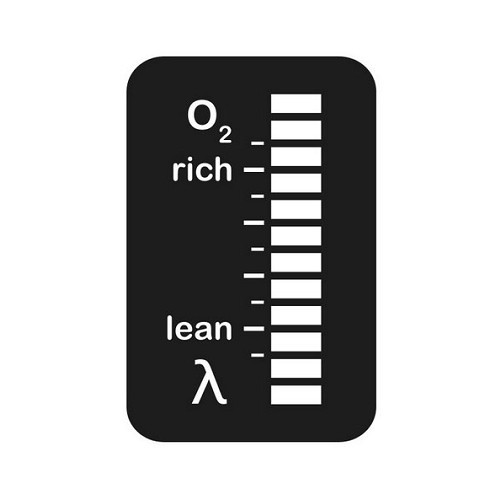 Golf 2-knops" lucht/brandstofverhoudingsmeter (AFR: air/fuel ratio) - UB10246