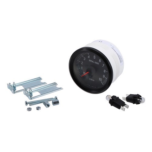 VDO black rev counter, 10,000 rpm - UB10261