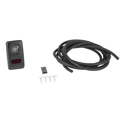  0 tot 3 bar DIGIFIZmini laaddrukmeter op dashboard voor VW Golf 2 (08/1983-10/1991)  - UB10298 