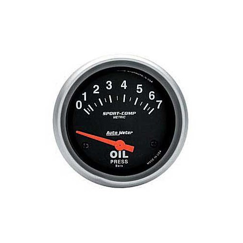  Manometro + sonda di pressione dell'olio AutoMeter 0 - 7 Bar 67 mm - UB10612 