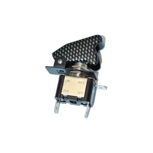  Interruptor de aviación estilo carbón de LED - UB10846-1 