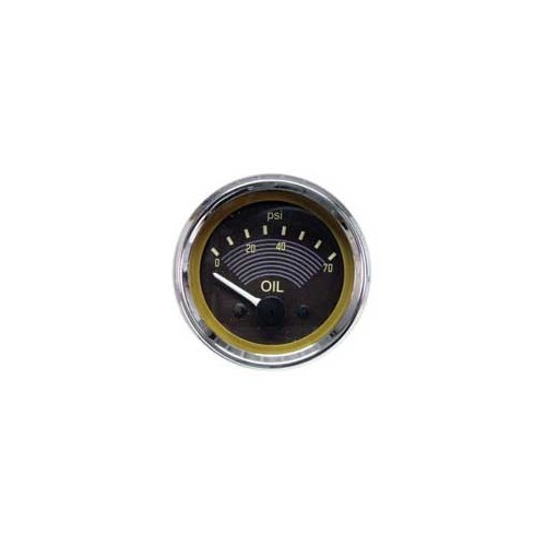 Smiths vintage oil pressure gauge-52 mm - 12 V