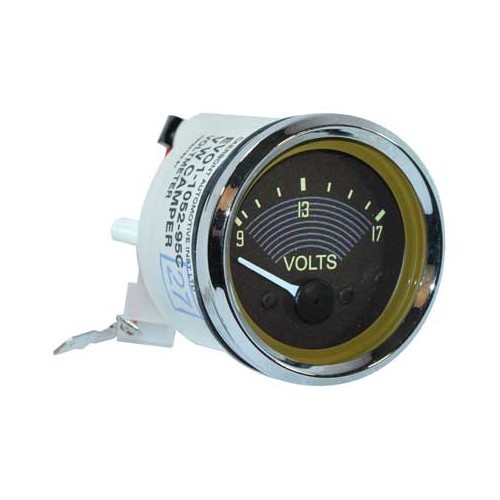 Cadrán Smiths Voltímetro Vintage - 52 mm - 12V