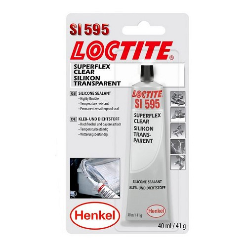  Pasta per guarnizioni LOCTITE Silicone trasparente SI 595 45g - UB25006 