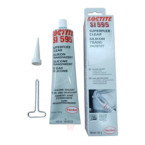 Pâte à joint LOCTITE silicone SI 595 - transparent - tube - 100ml - UB25019