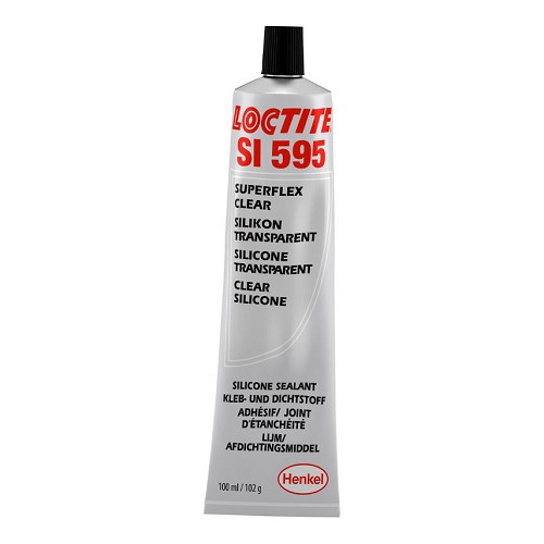  Masilla de silicona para juntas LOCTITE SI 595 - transparente - tubo - 100ml - UB25019 