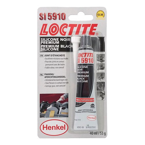  LOCTITE silicone black SI 5910 oil resistant joint compound - tube - 40ml - UB25021 