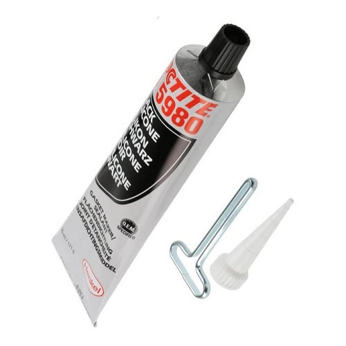 Pâte à joint à résistance immédiate LOCTITE silicone noir SI 5980 - tube - 100ml - UB25024