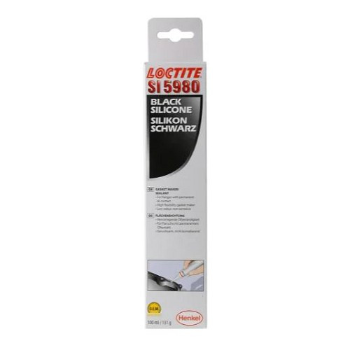 Pâte à joint à résistance immédiate LOCTITE silicone noir SI 5980 - tube - 100ml - UB25024