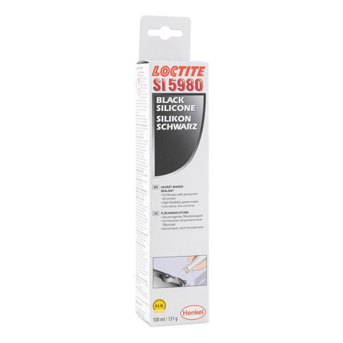  LOCTITE Silikon-Fugendichtmasse mit Soforthaftung schwarz SI 5980 - Tube - 100ml - UB25024 