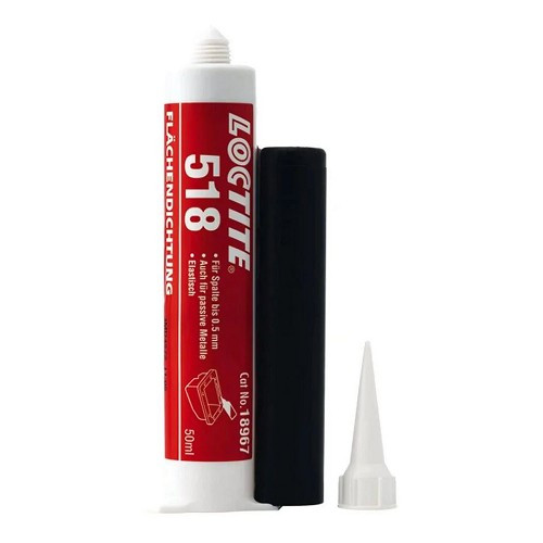  Pâte à joint d'étanchéité plane instantané semi-flexible à résistance moyenne LOCTITE 518 - cartouche - 50ml - UB25025 