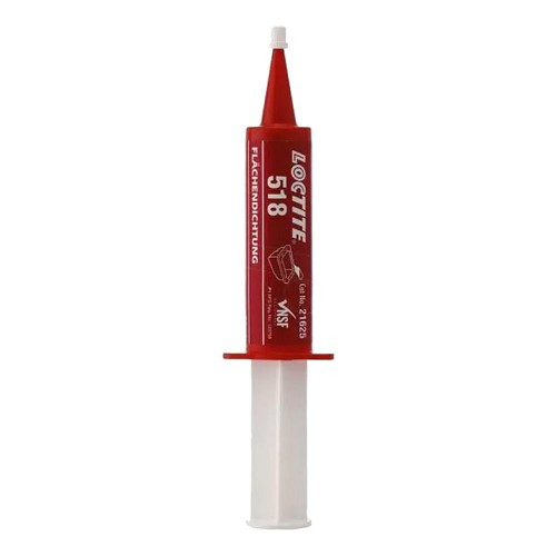 LOCTITE 518 medium-strength semi-flexible instant flat gasket paste - syringe - 25ml - UB25026