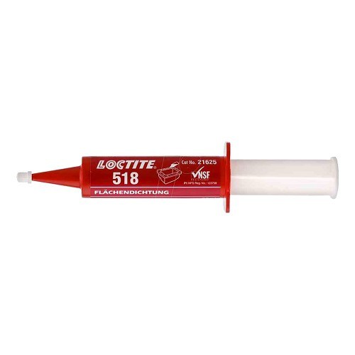 LOCTITE 518 medium-strength semi-flexible instant flat gasket paste - syringe - 25ml - UB25026