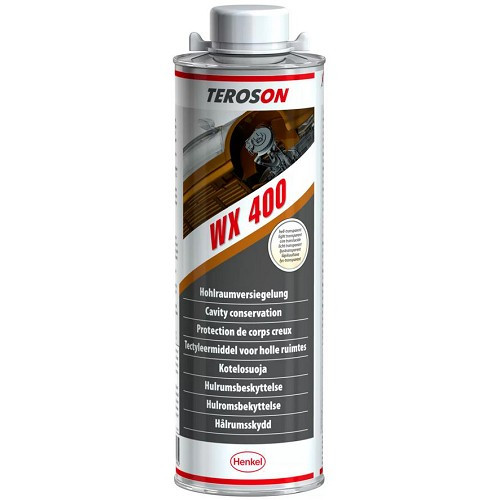  TEROSON WX 400 Cera per corpi cavi ad alto inibitore di corrosione - Flacone da 1 litro - UB25031 