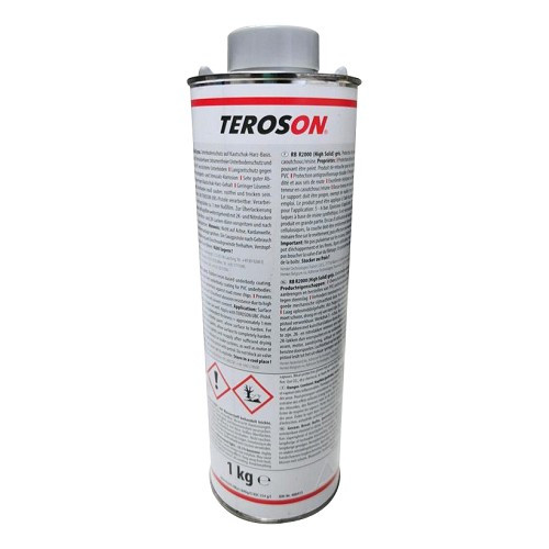 TEROSON RB R2000 HS Repelente de Rozaduras y Sonido Gris - Botella - 1kg - UB25039