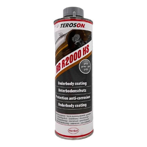  TEROSON RB R2000 HS Repelente de Rozaduras y Sonido Gris - Botella - 1kg - UB25039 