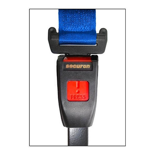 Ceinture Securon avant bleue 3 points 15 cm - avec enrouleur - UB38112