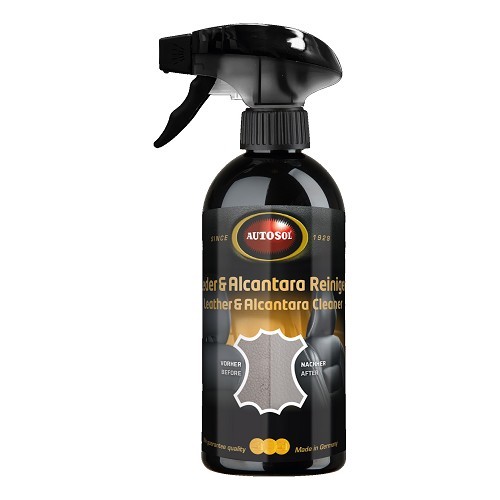  Nettoyant AUTOSOL Leather & Alcantara Cleaner pour cuir et alcantara - en spray - 500ml - UC04027 