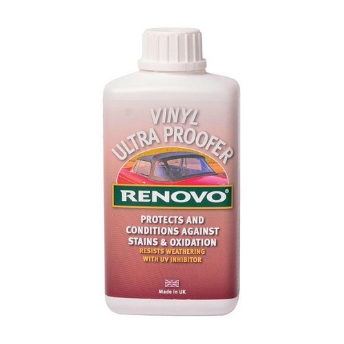 Imperméabilisant RENOVO pour capote en vinyle et PVC - flacon - 500ml