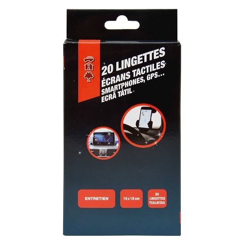  Lingettes pour les écrans tactiles des GPS ordinateurs de bord et smartphones - UC04493 