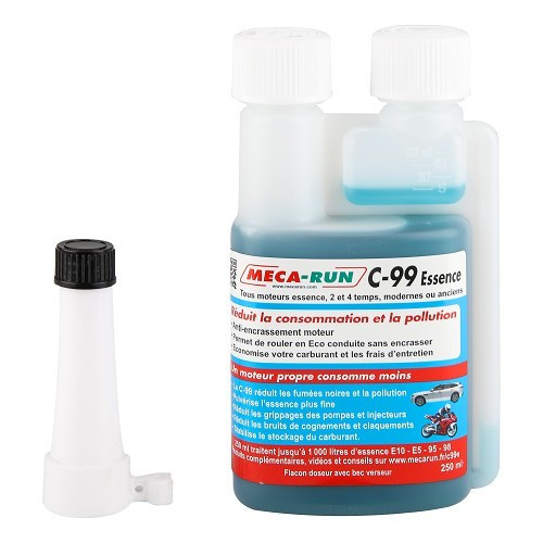  MECARUN C99 Essence moteurs 2 et 4 temps - traitement économie de carburant 250ml - UC04516 