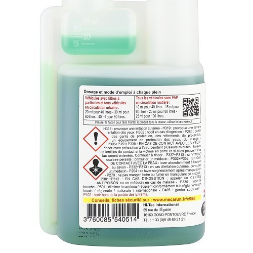 MECARUN C99 Diesel - tratamento de economia de combustível 250ml - UC04519