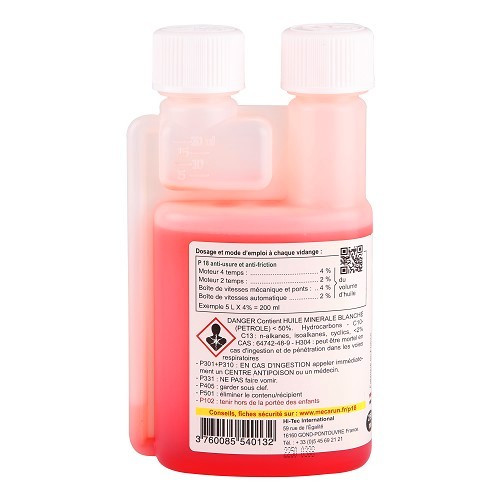 MECARUN P18 anti-desgaste e anti-fricção - tratamento de óleo 250ml - UC04542