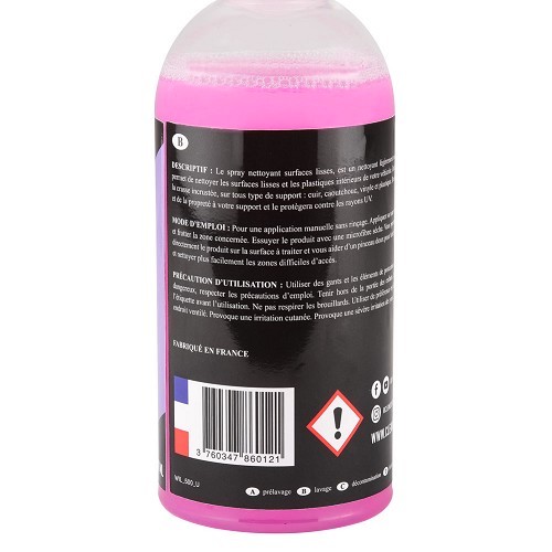  CLEANESSENCE Detailing WILLIAM smooth surface interior cleaner - 500ml - UC04570-2 
