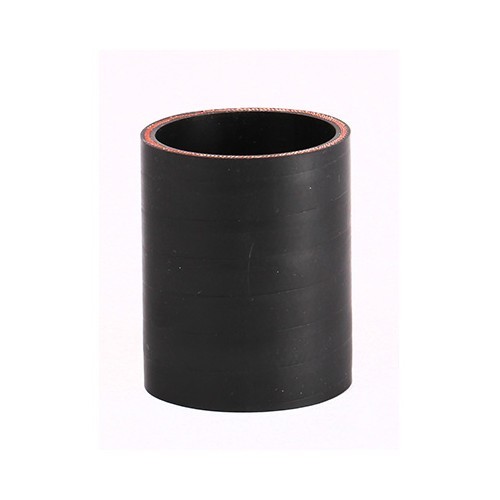  Tubo recto de silicona SAMCO, negro mate - 54 mm - UC14005 