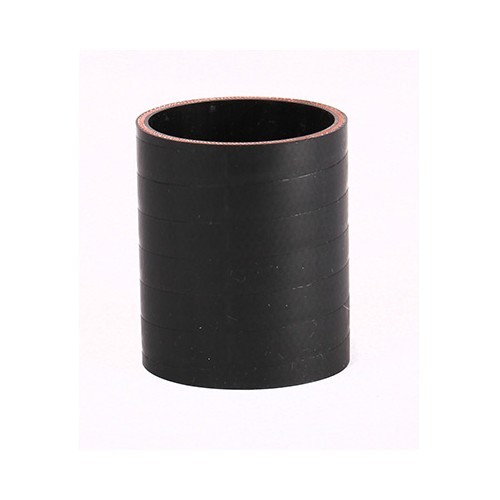  Manguito recto SAMCO de conexión de silicona negro mate - 57 mm - UC14010 