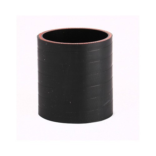  Mangueira reta de silicone SAMCO, preto mate - 60 mm - UC14015 